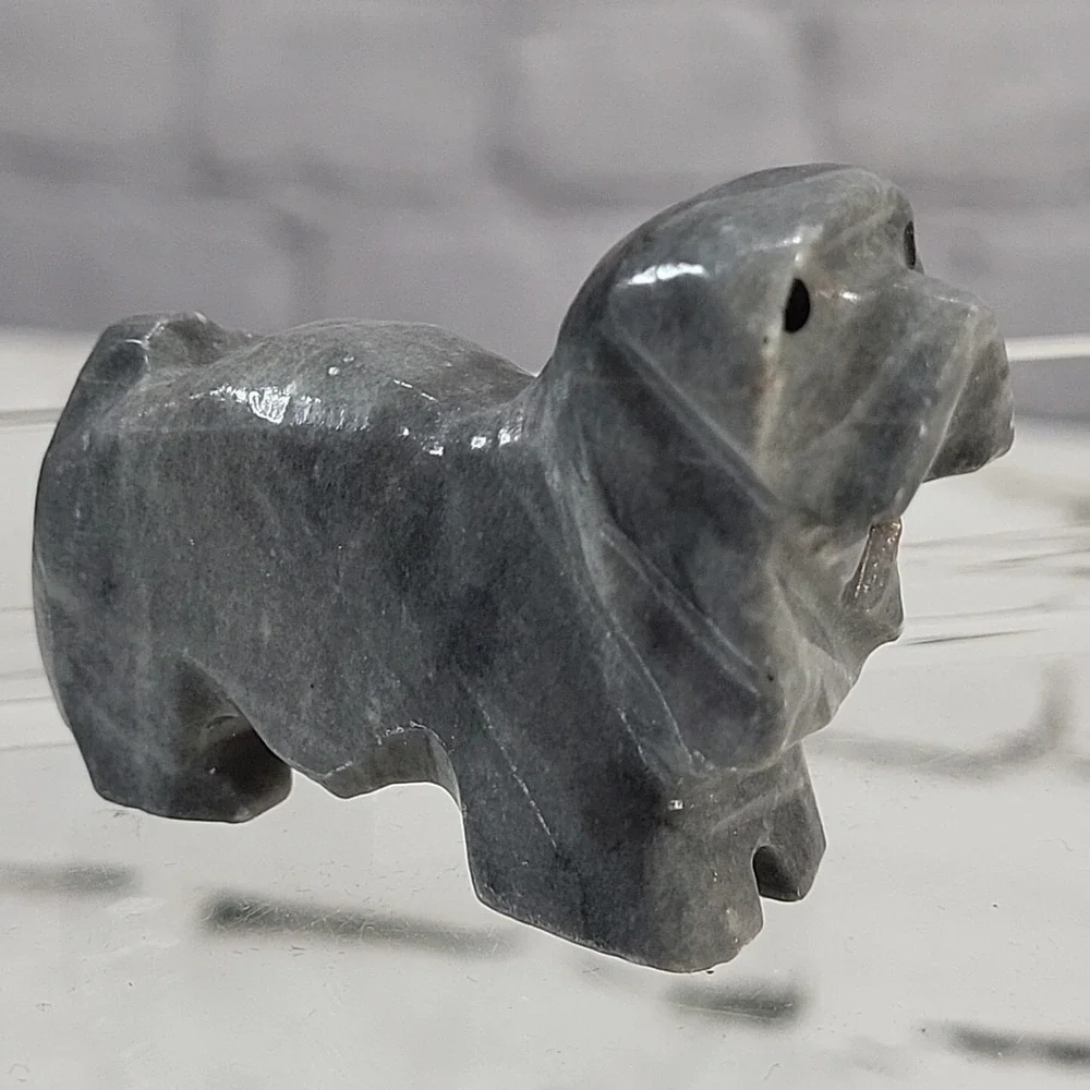 Cocker Spaniel Marble Figurine: 2 1/2